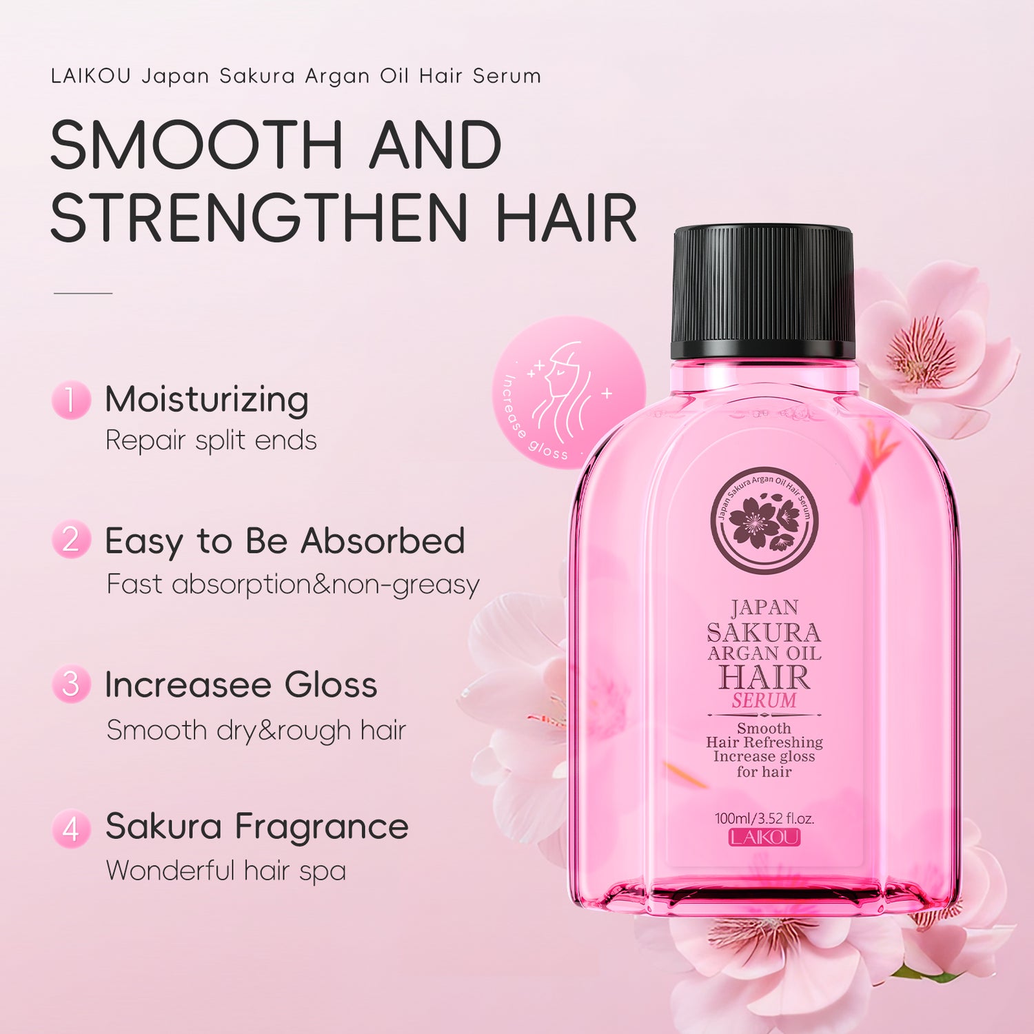 Japanese Sakura Hair Oil Serum
