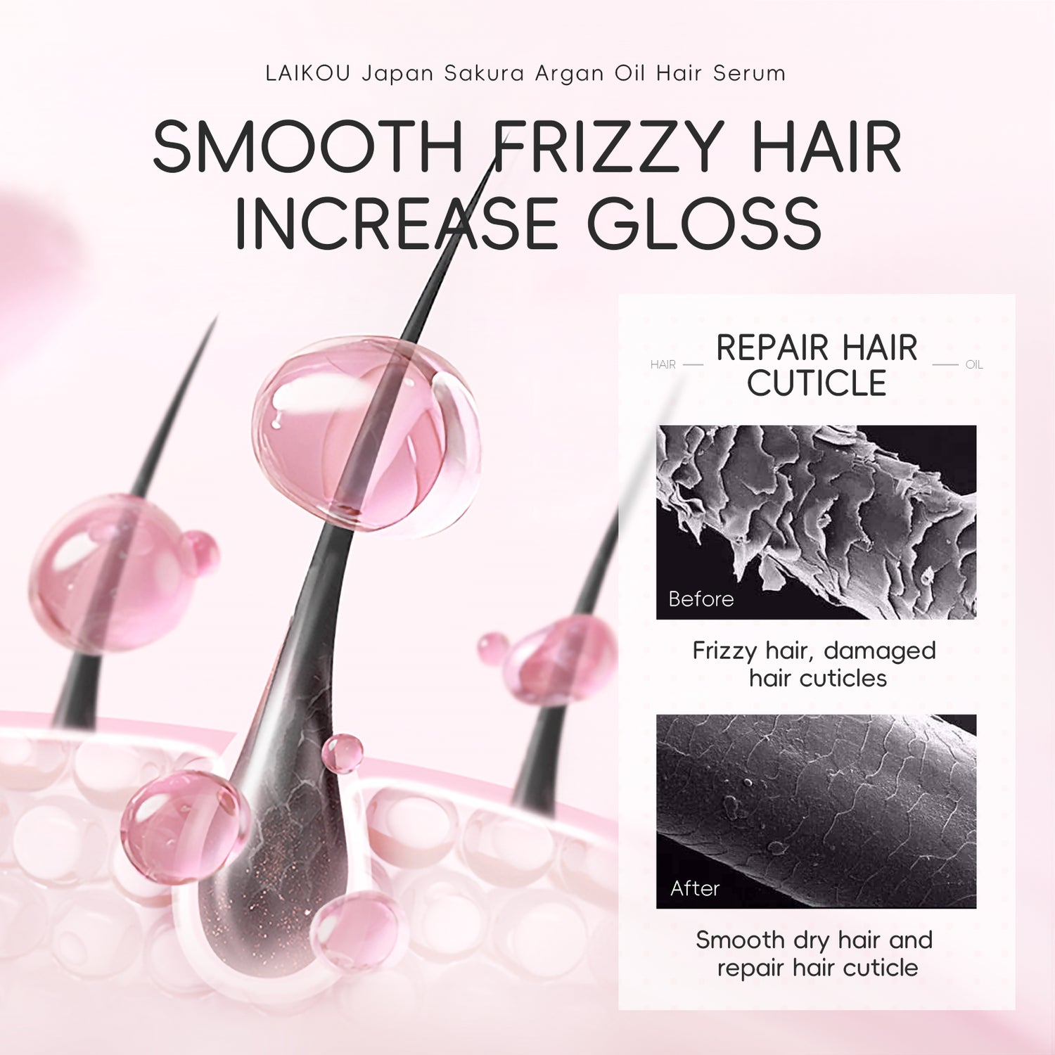 Japanese Sakura Hair Oil Serum