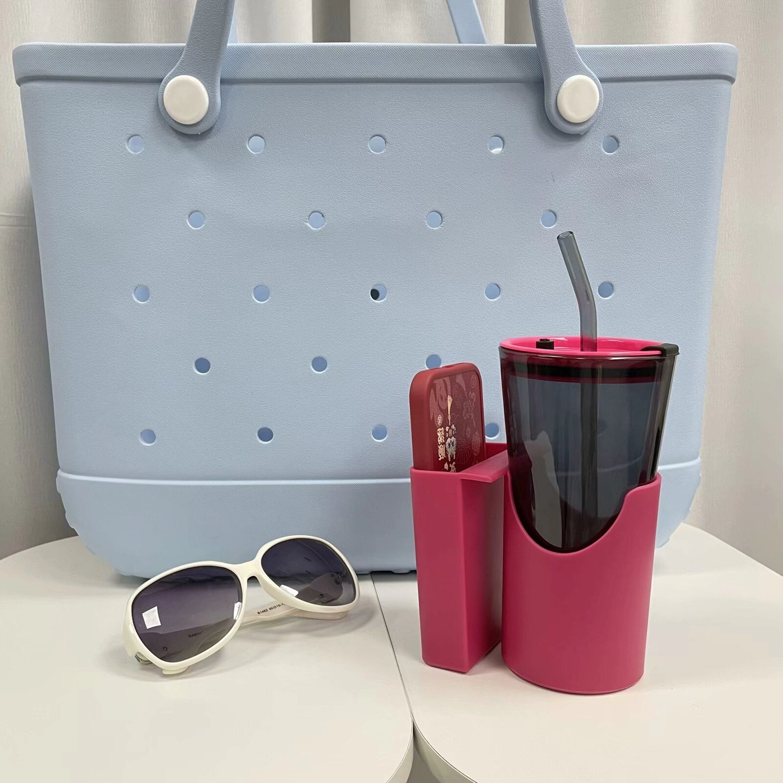 Cup and phone holder